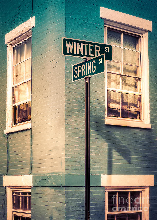 The Corner of Winter and Spring Photograph by Jerry Fornarotto