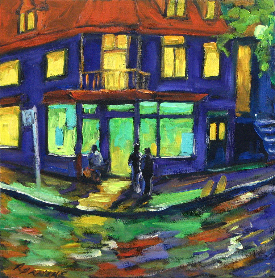 The Corner Store Painting by Richard T Pranke