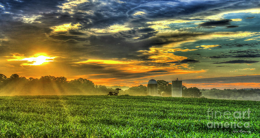 The Cornfield Dawn The Iron Horse Collection Art  Photograph by Reid Callaway