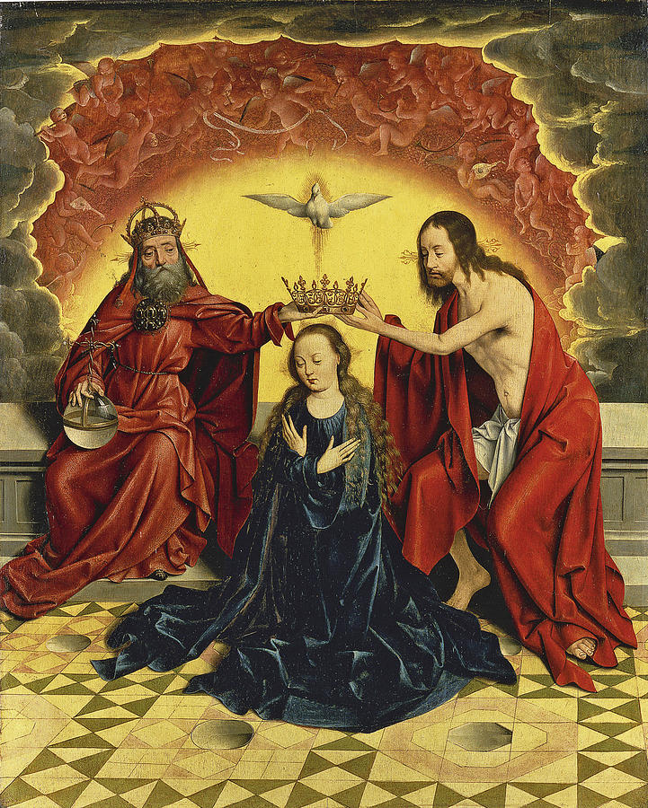 The Coronation of the Virgin Painting by Barthel Bruyn the Elder