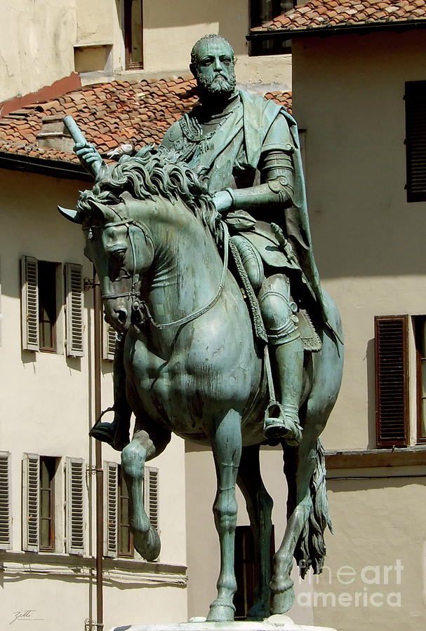 The Cosimo Statue Photograph by Suzette Kallen