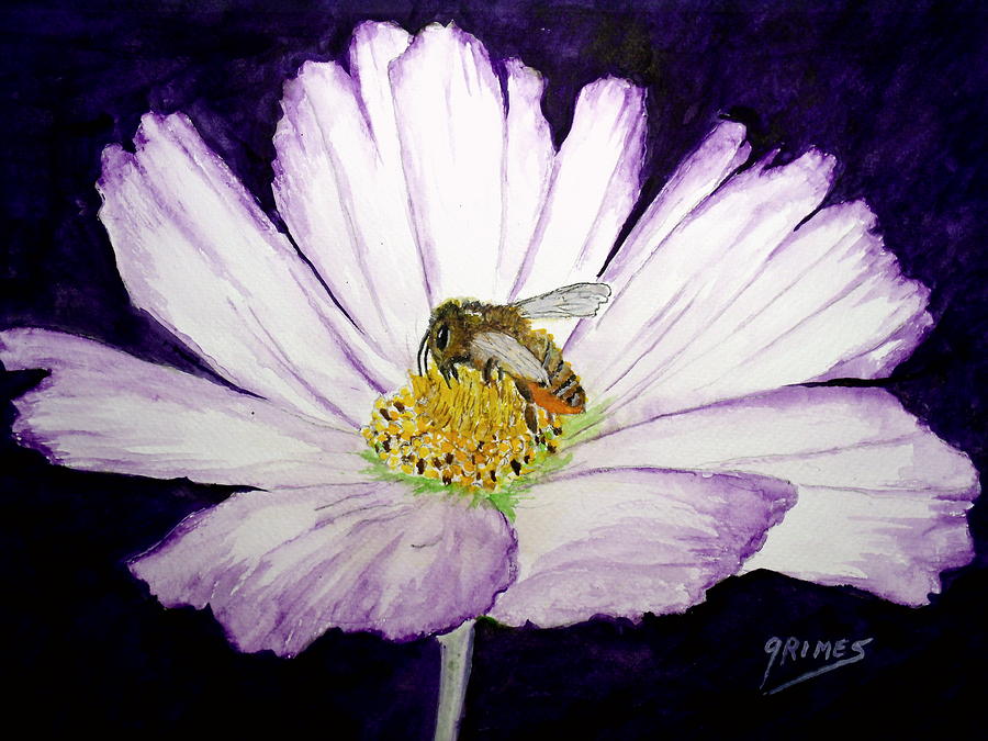 The Cosmo and the Bee Painting by Carol Grimes