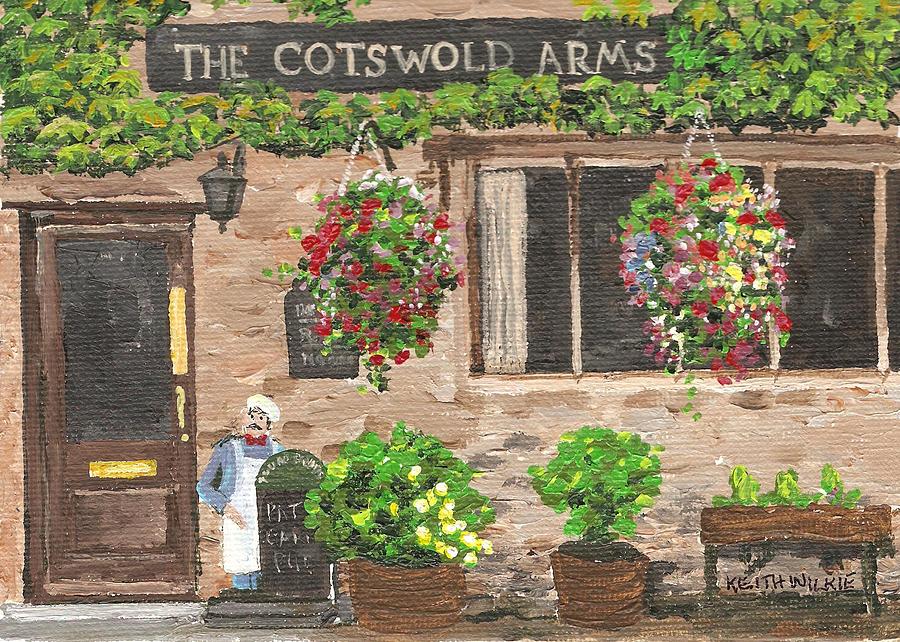 The Cotswold Arms Painting by Keith Wilkie