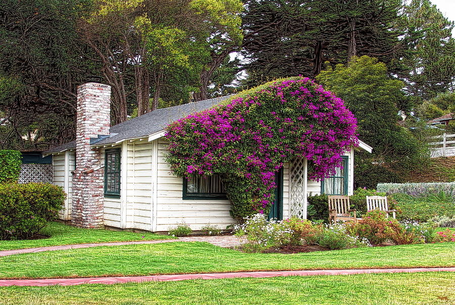 The Honeymoon Cottage At Mission Ranch Photograph by Glenn McCarthy Art and Photography