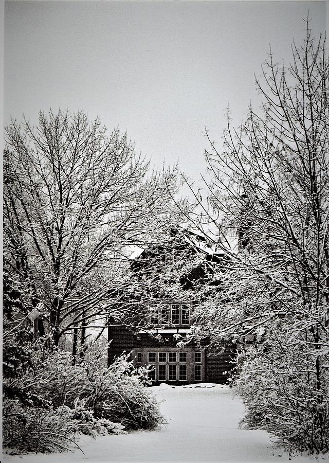 Winter Photograph - The Cottage by Dennis Symes