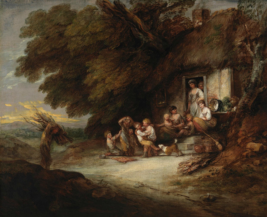 The Cottage Door Painting by Thomas Gainsborough