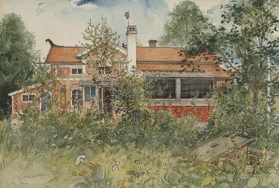 The Cottage. From A Home Painting by Carl Larsson