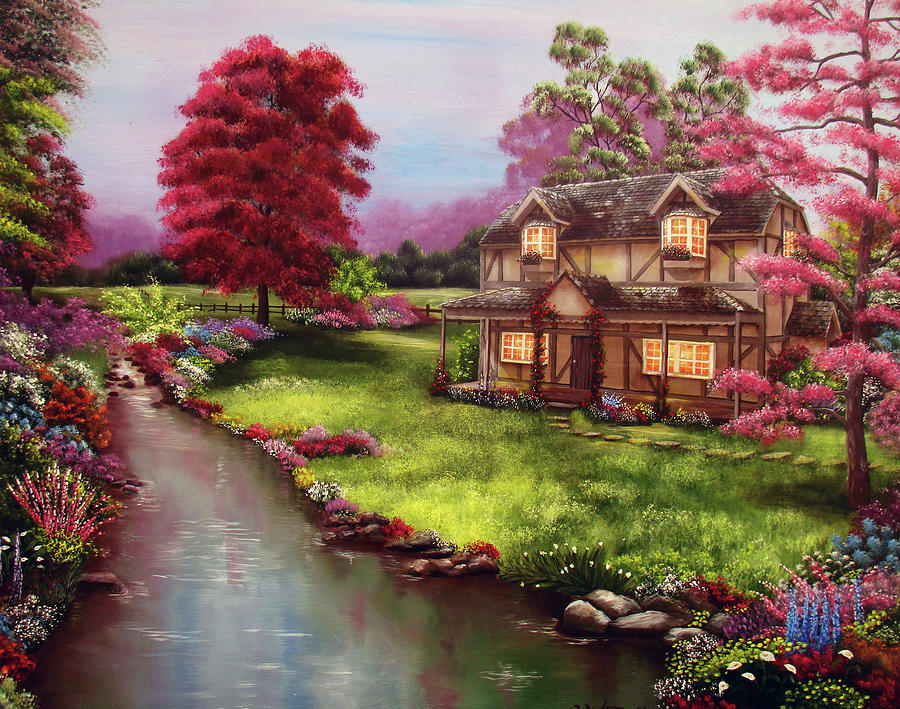 The Cottage Garden Painting