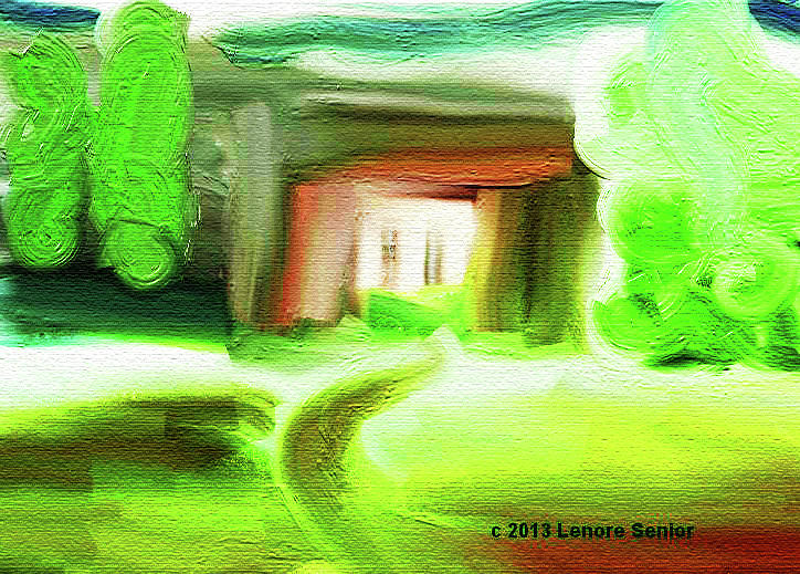 The Cottage Painting by Lenore Senior