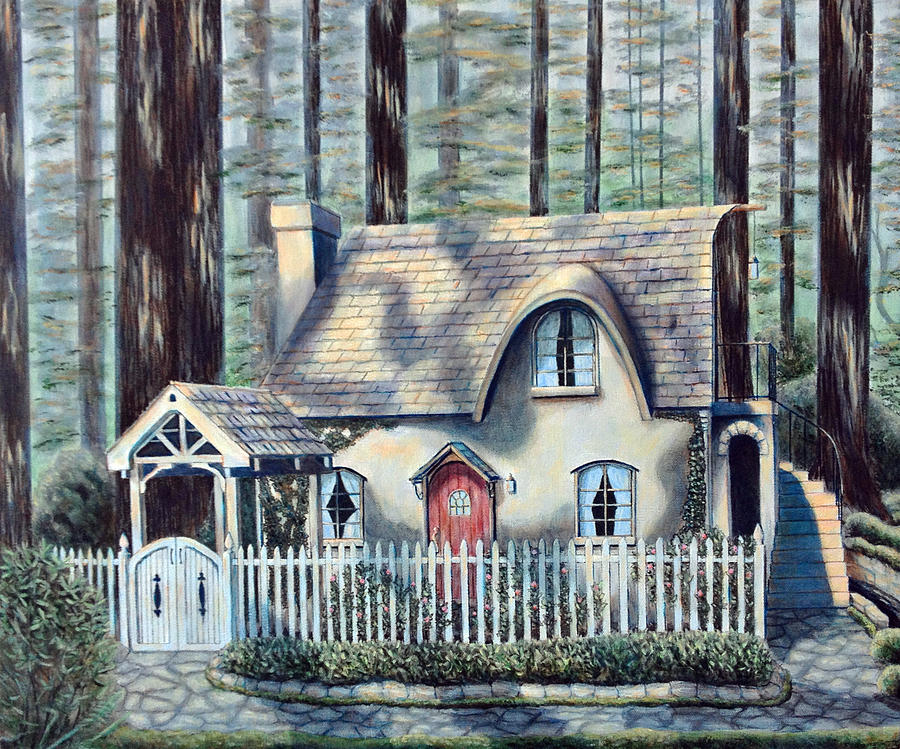 The Cottage Painting by Mr Dill