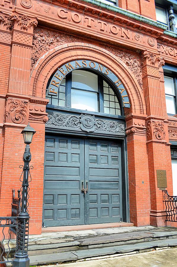 The Cotton Exchange Building door Photograph by Linda Covino | Fine Art