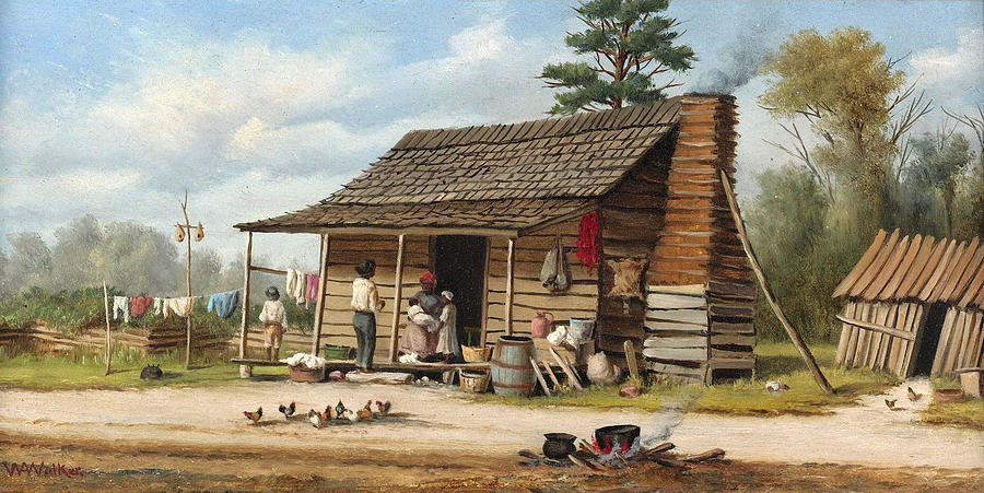 The Cotton Pickers Family Painting by William Aiken Walke - Fine Art ...