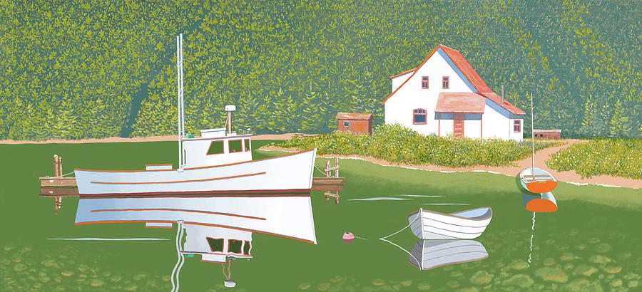 The cottsge at Blackberry point by Gary Giacomelli The cottsge at Blackberry point by Gary Giacomelli