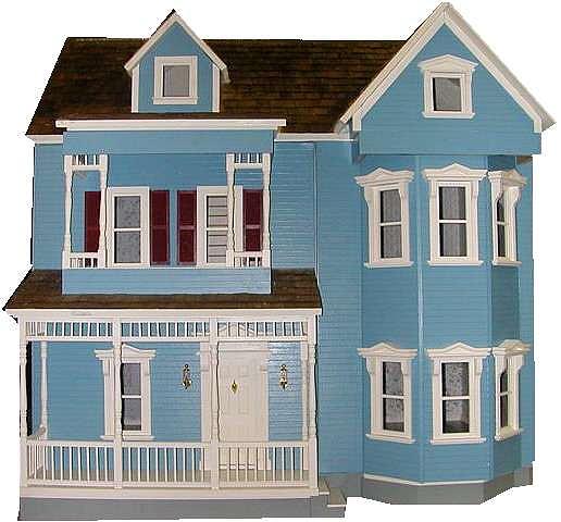 Dollhouse Mixed Media - the Country Victorian House by Bob DeOrsey Dollhouse Mixed Media - the Country Victorian House by Bob DeOrsey