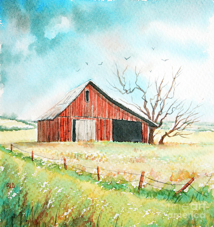 The Country Way No.2 Painting by Rebecca Davis