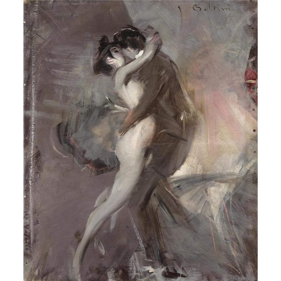 Nude Painting - The Couple by Giovanni Boldini