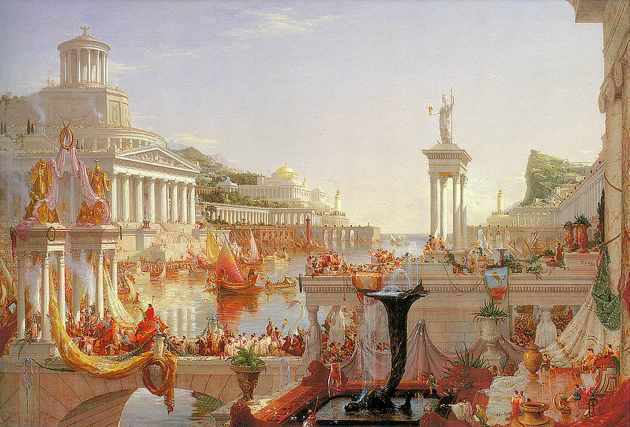 The Course of Empire The Consummation of Empire Photograph by Thomas Cole