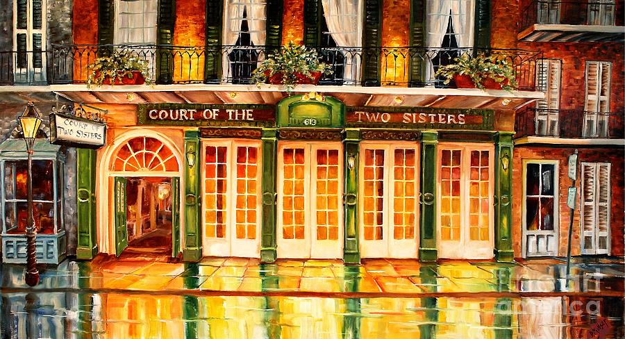 The Court of Two Sisters on Royal Painting by Diane Millsap