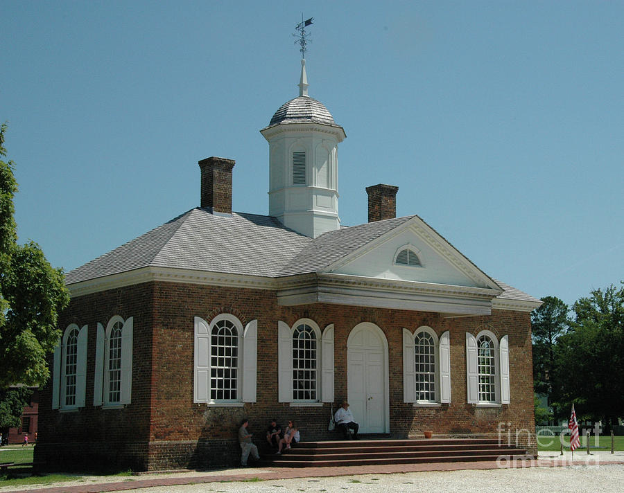 The Courthouse - Colonial Williamsburg Photograph by Kathy Carlson ...