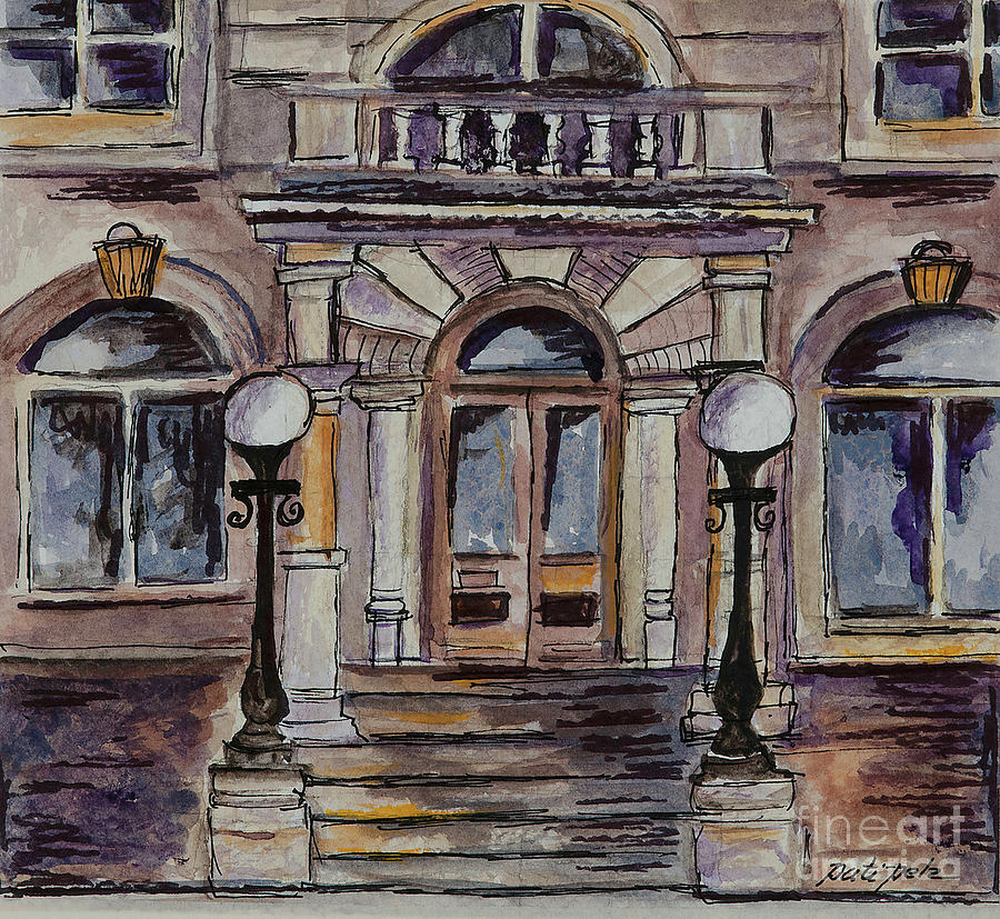 The Courthouse Painting by Pati Pelz