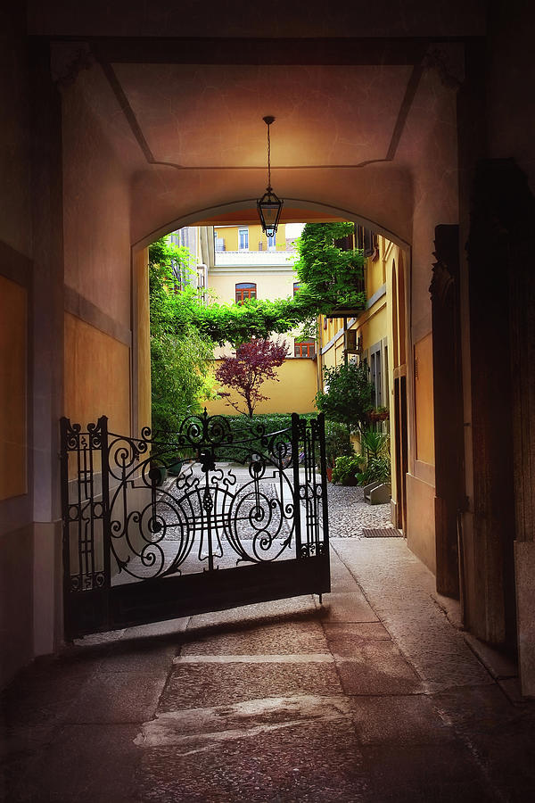The Courtyard Gate Photograph by Carol Japp
