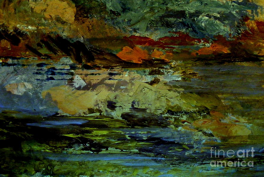 The Cove at Sunset Painting by Nancy Kane Chapman