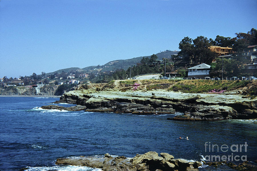 Summer Photograph - The Cove La Jolla, California circa 1950 by Monterey County Historical Society