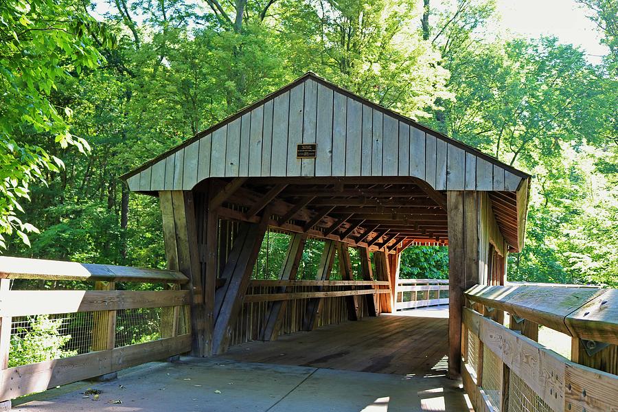 The Covered Bridge at Wildwood Photograph by Michiale Schneider