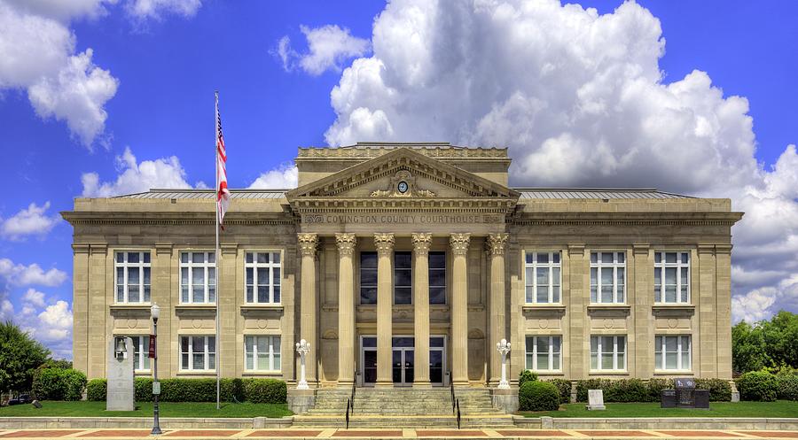 Andalusia Photograph - The Covington County Courthouse by JC Findley