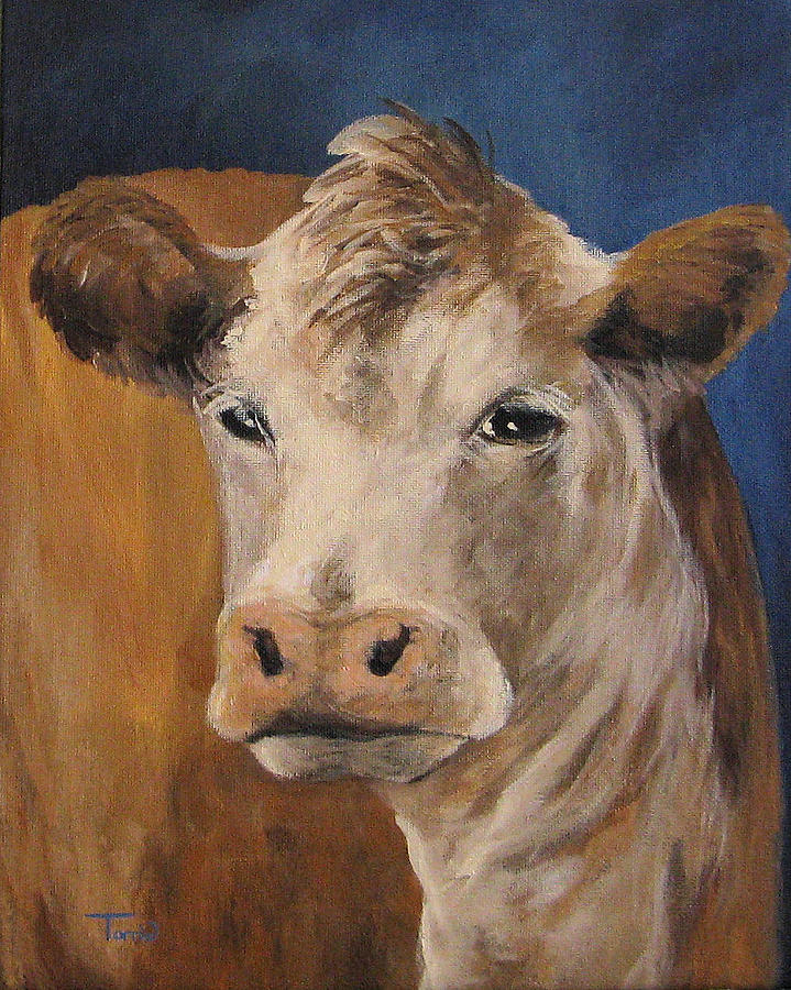 Cow Painting - The Cow by Torrie Smiley