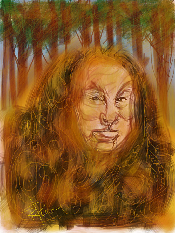 The Cowardly Lion Digital Art by Russell Pierce