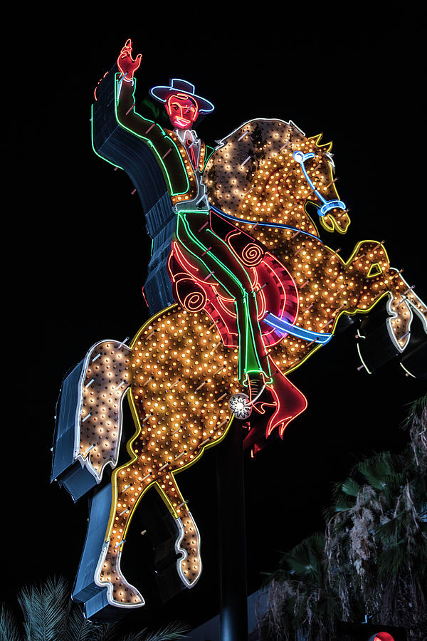 Las Vegas Photograph - The Cowbow Vegas by John McGraw