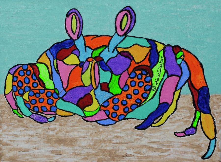 The Crab Painting by Claire Decker