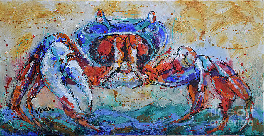 The Crab Painting by Jyotika Shroff