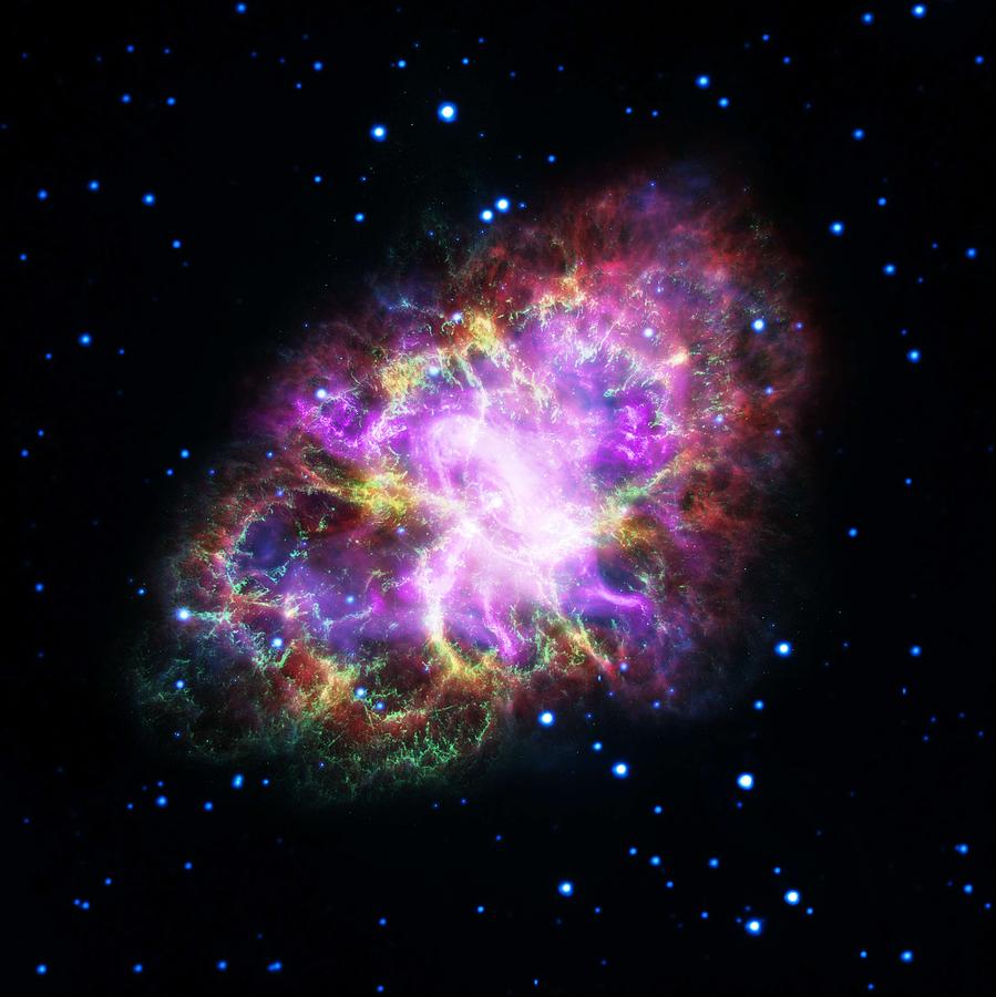 The Crab Nebula 4 Painting by Celestial Images
