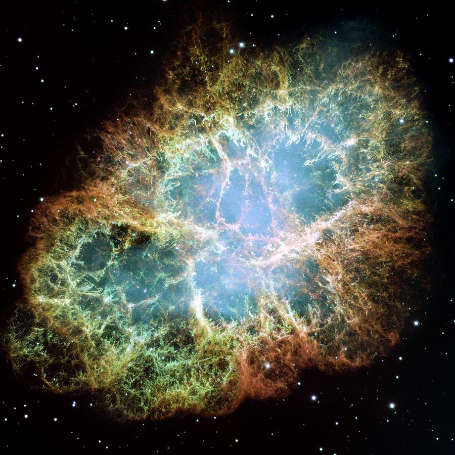 The Crab Nebula Painting by Celestial Images