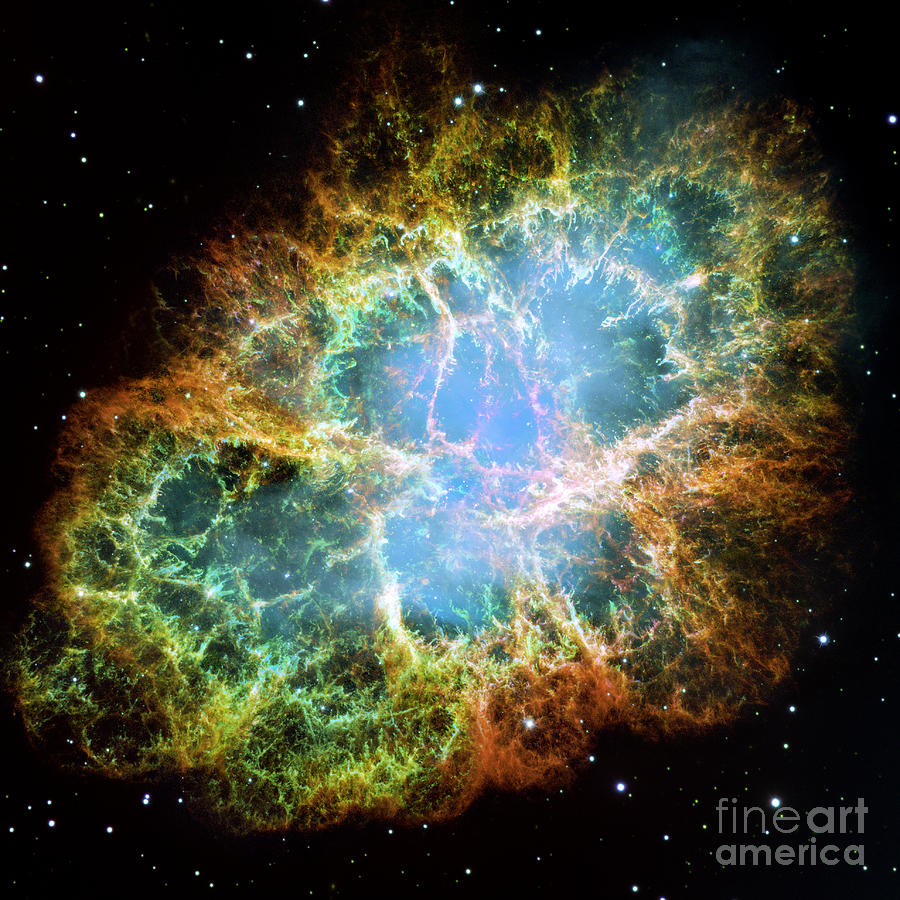 The Crab Nebula Photograph by Nicholas Burningham