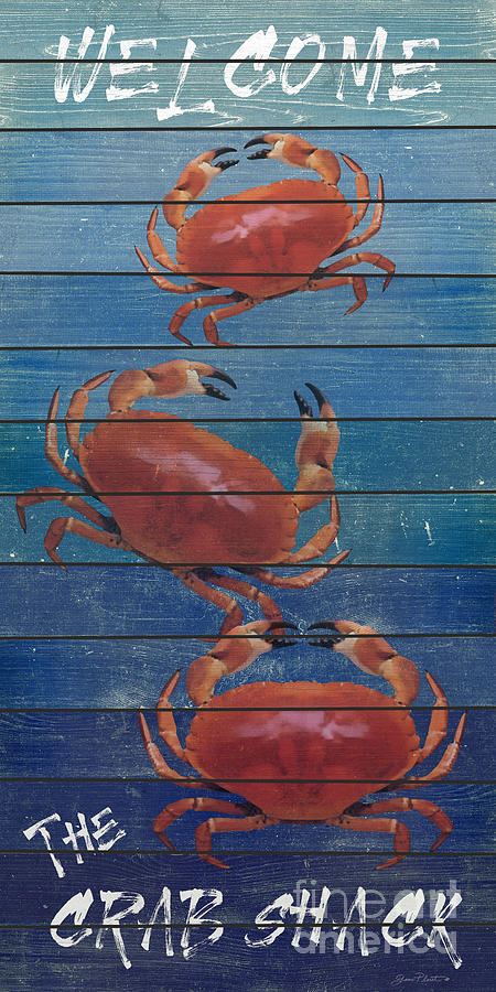 The Crab Shack-JP3830 Painting by Jean Plout