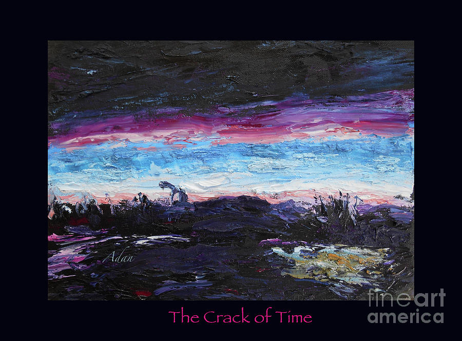 The Crack of Time Poster Photograph by Felipe Adan Lerma