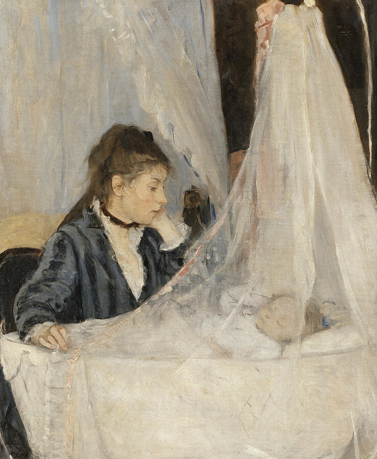 The Cradle, from 1872 Painting by Berthe Morisot