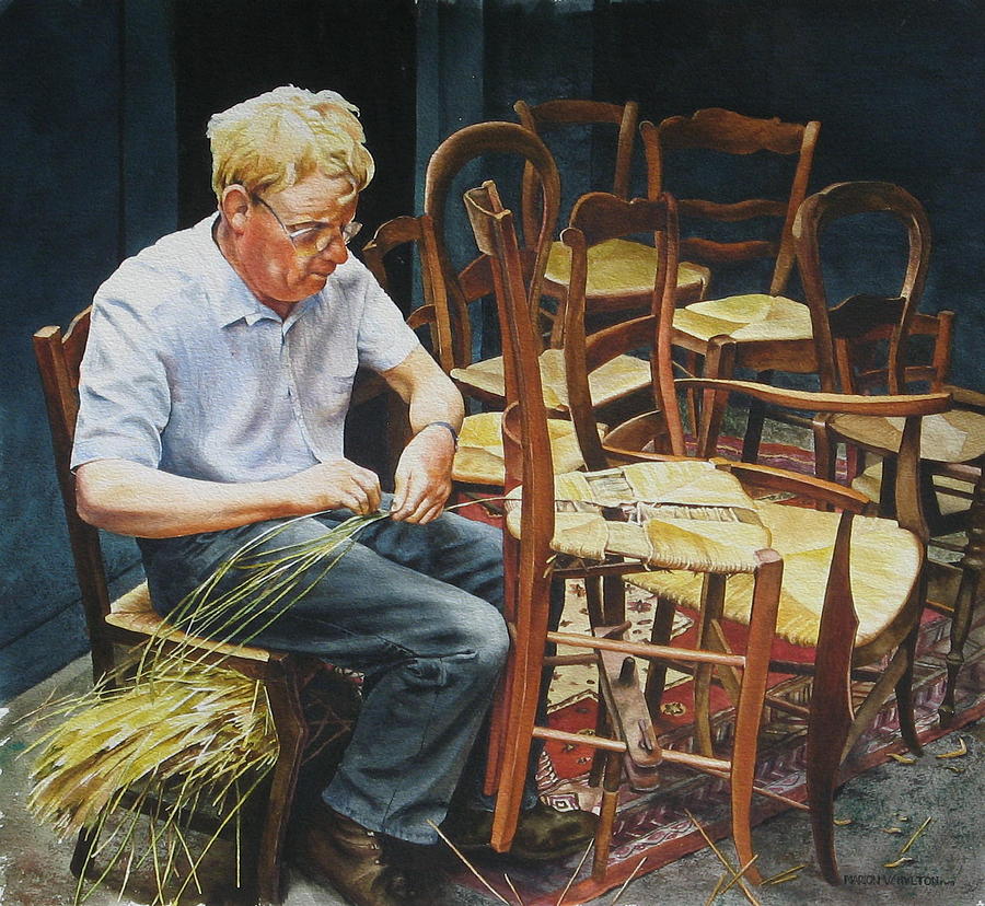 People Painting - The Craftsman by Marion Hylton People Painting - The Craftsman by Marion Hylton
