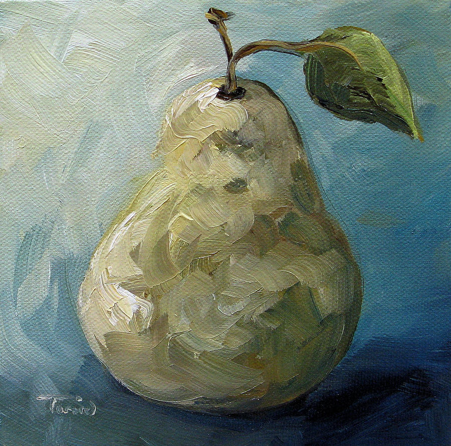 Still Life Painting - The Creamy Pear by Torrie Smiley