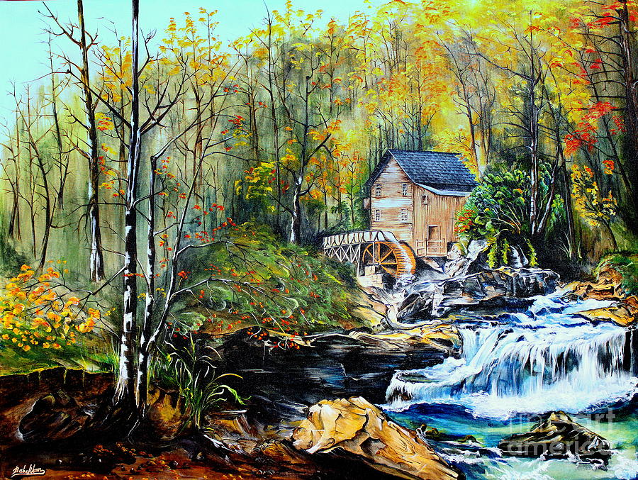 Glade Creek Painting by Farzali Babekhan