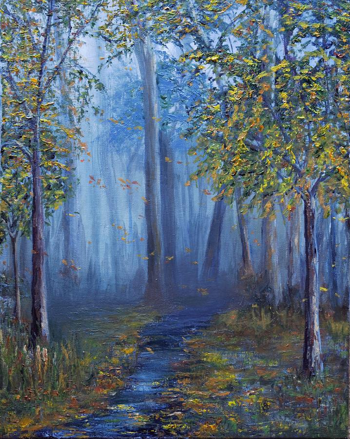 Tree Painting - The Creek Out Back by Ken Wilson