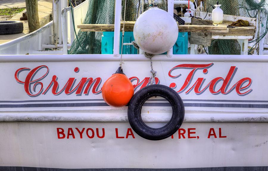 The Crimson Tide Shrimp Boat Photograph by JC Findley