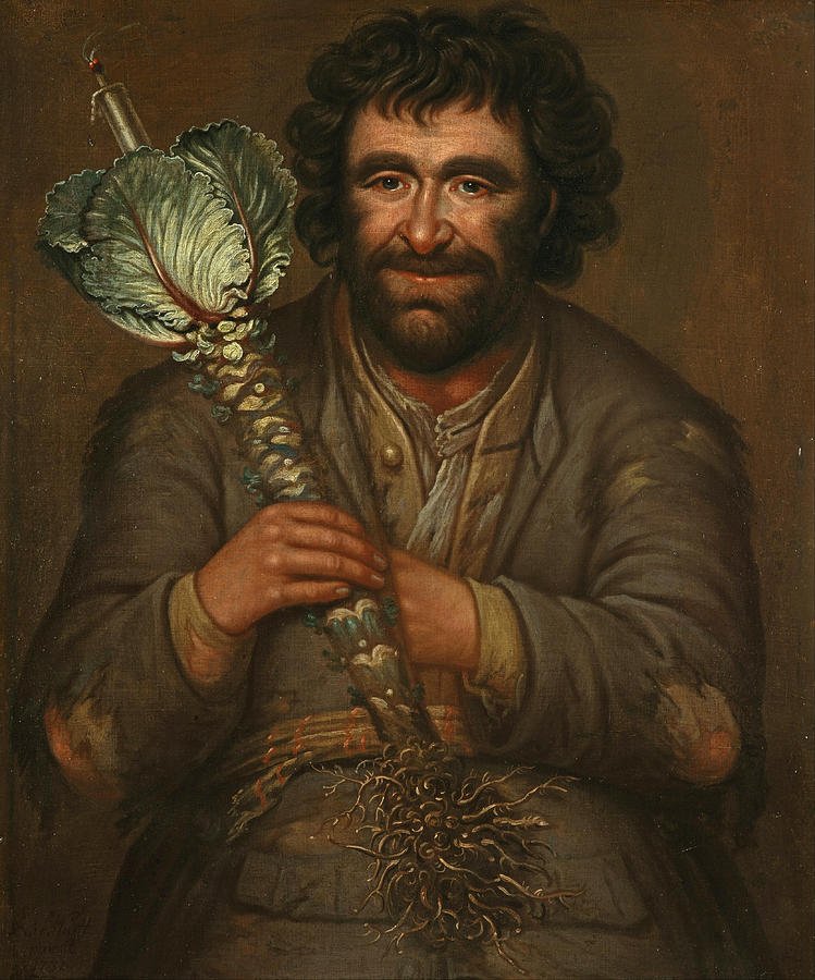 Portrait Painting - The Cromartie Fool by Richard Waitt
