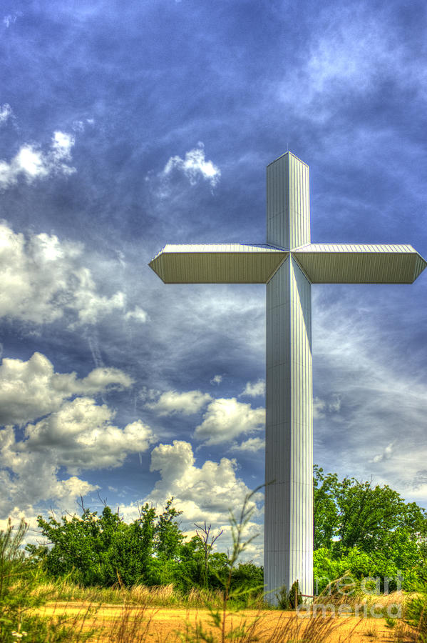 Jesus Christ Photograph - The Cross Pigeon Forge TN by Reid Callaway