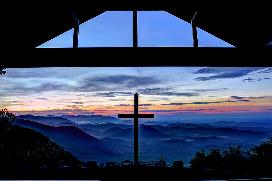Jesus Christ Photograph - The Cross Unmerited Love Pretty Place Chapel by Reid Callaway