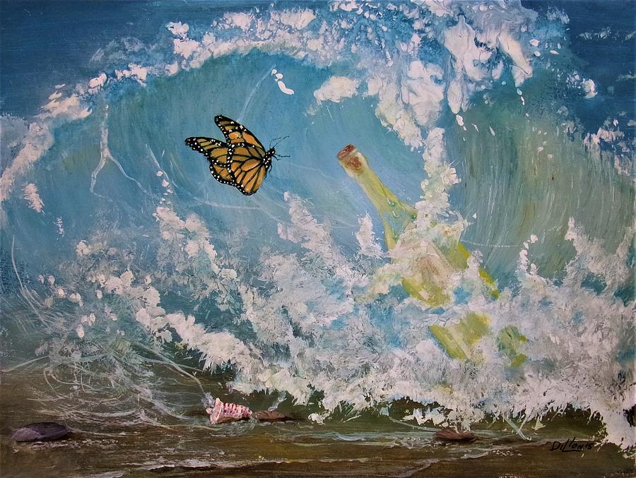 Butterfly Painting - The Crossing by Michael Dillon