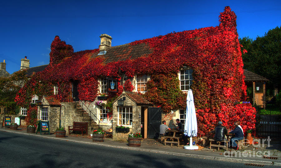 The Old  Crown At Kelston Photograph